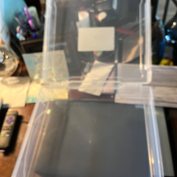 NWOT- 2  12x12 Clear Plastic Storage Cases by Tidy Ordonnez - Picture 4 of 4